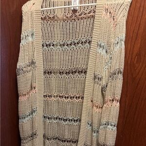 - - Vanity Long sleeve cardigan with long length XL in EUC